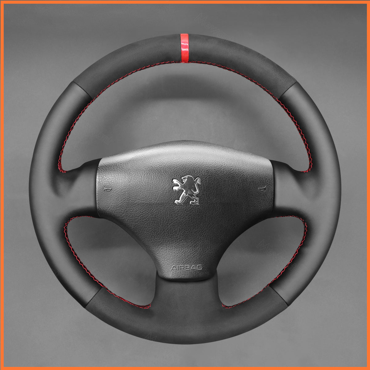 MEWANT Lenkradbezug für Peugeot 206 2001-2009 / 206 SW 2002-2007