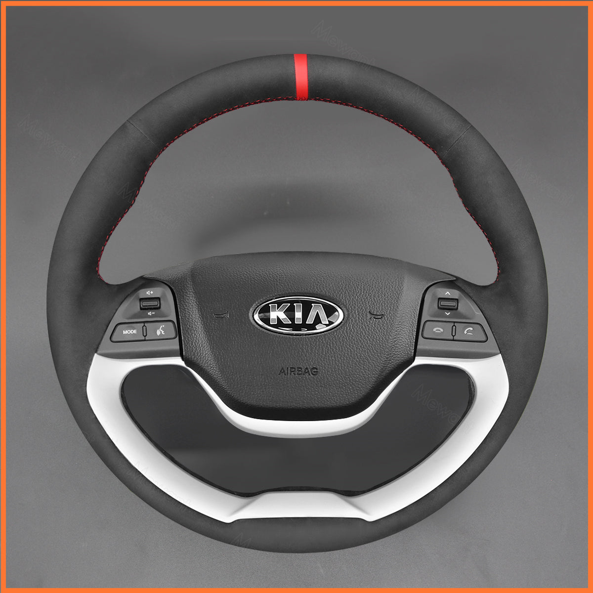 MEWANT Lenkradbezug für Kia Picanto 2 2011-2017
