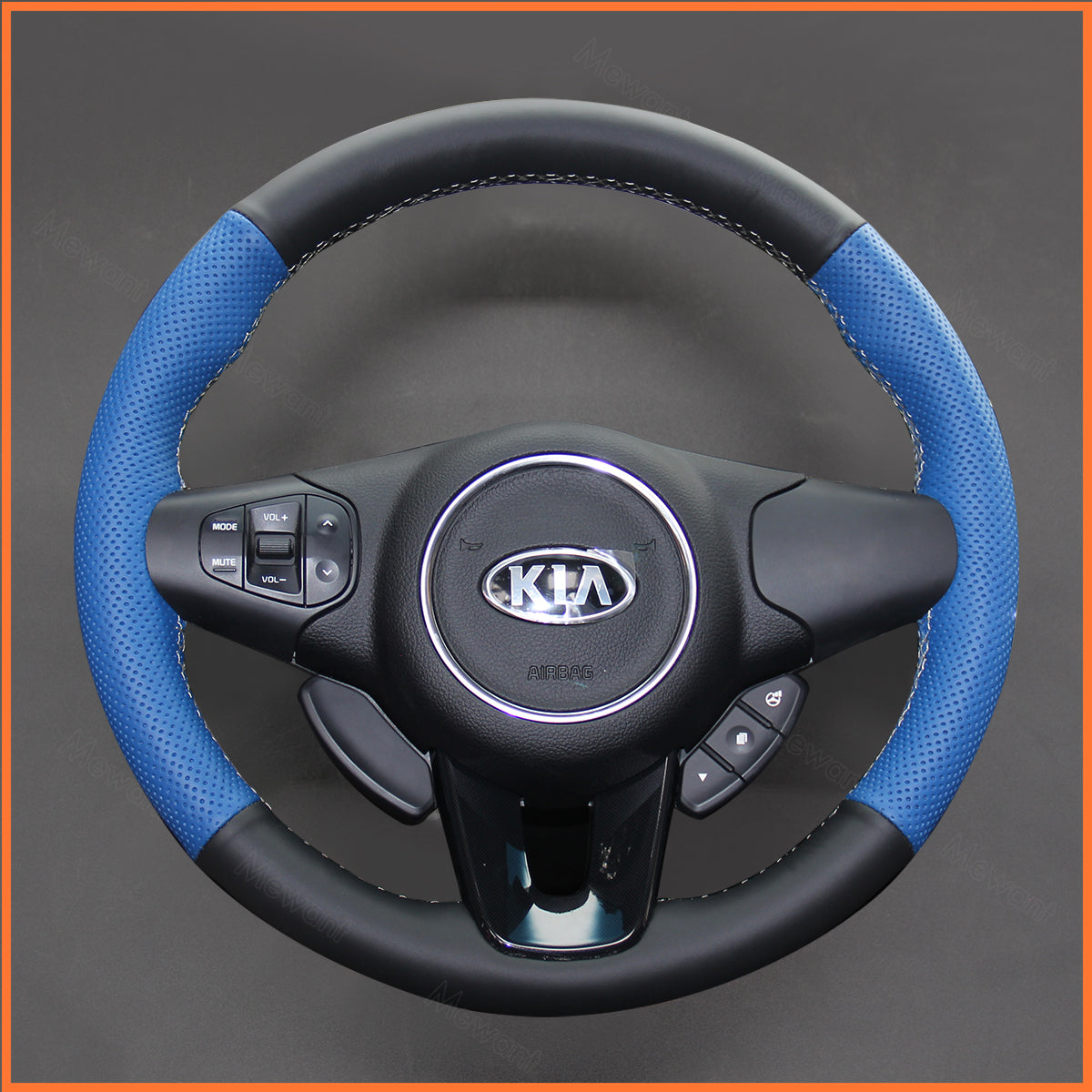 MEWANT steering wheel cover for Kia Carens 3 2013-2019