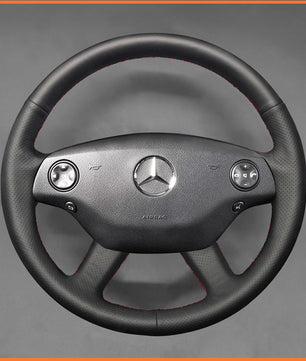 MEWANT Steering Wheel Cover for CL-Class C216 2007-2010 / S-Class W221 2007-2009
