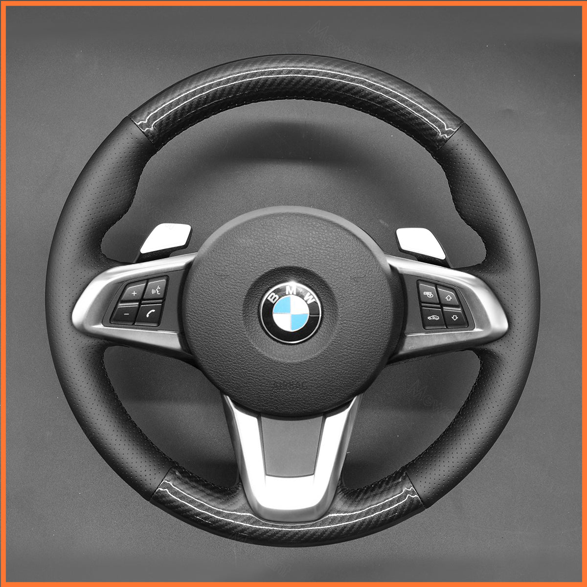 MEWANT steering wheel cover for BMW Z4 E89 2009-2016