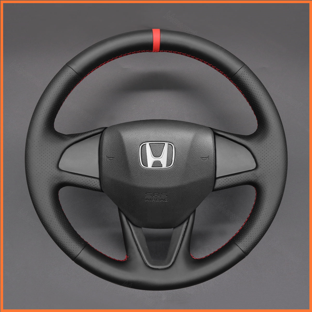 MEWANT Steering Wheel Cover for Honda Fit 2014 Honda Vezel 2015-2017