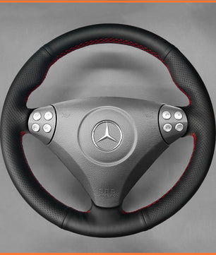 MEWANT Steering Wheel Cover for C-Class W203 2005-2007 / SLK-Class R171 2005-2008