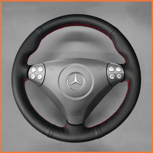 MEWANT Steering Wheel Cover for C-Class W203 2005-2007 / SLK-Class R171 2005-2008
