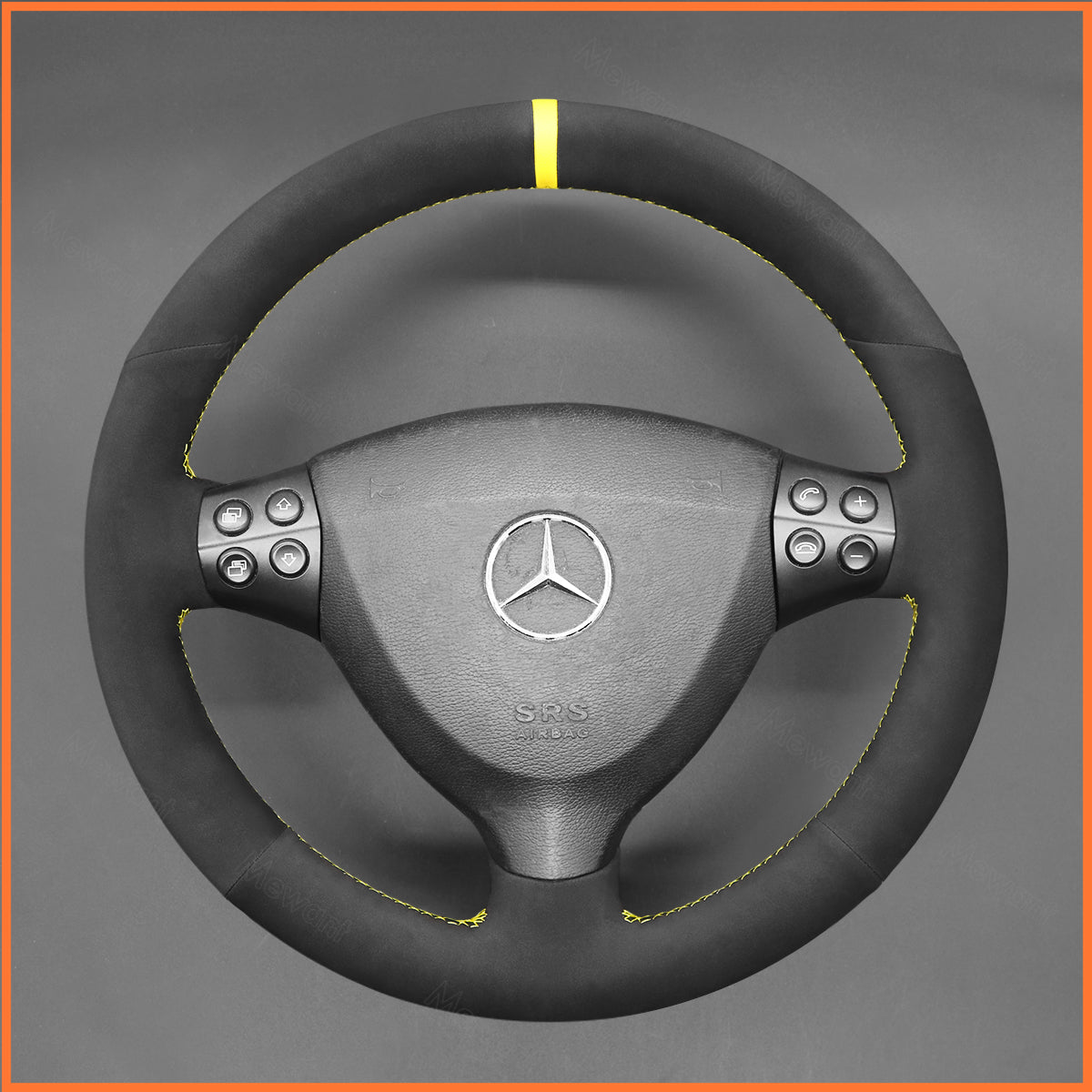 MEWANT steering wheel cover for Mercedes-Benz A-Class A160 A180 2004-2012