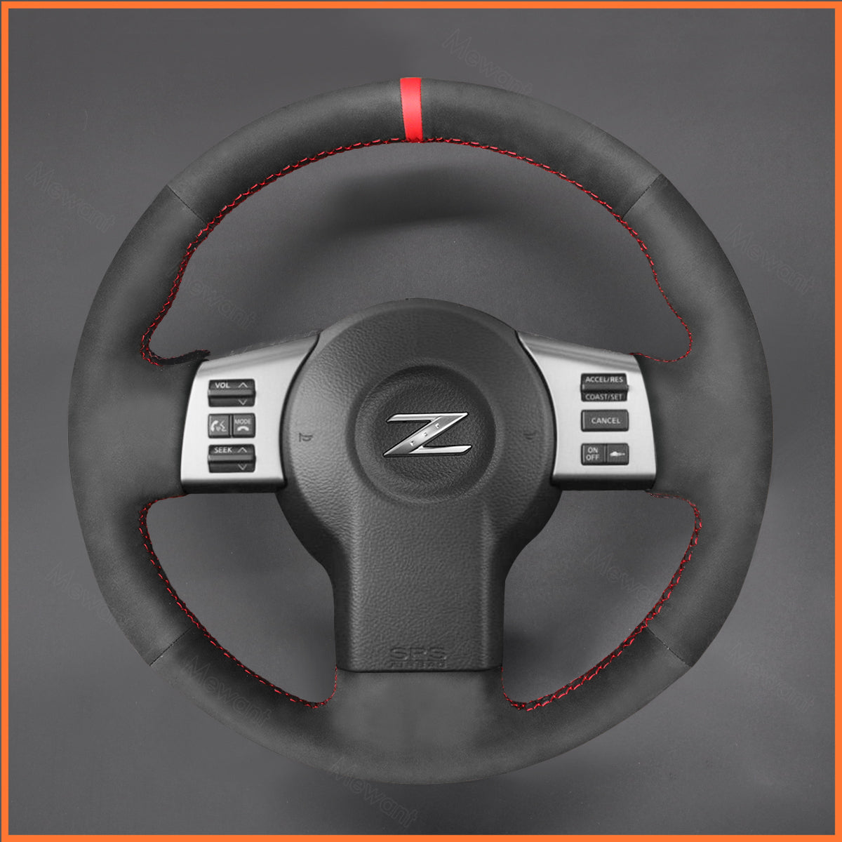 MEWANT steering wheel cover for Nissan 350Z 2002-2009