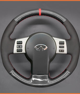 MEWANT Steering Wheel Cover for Nissan 350Z 2002-2009 / Infiniti FX FX45 2004-2008