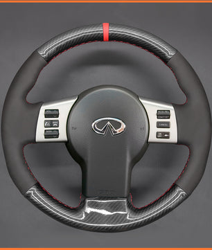 MEWANT Steering Wheel Cover for Infiniti FX FX45 2004-2008 / Nissan 350Z 2002-2009