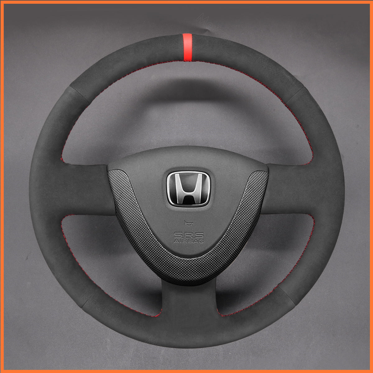 MEWANT Steering Wheel Cover for Honda Civic 2002-2005 / Jazz 2001-2005