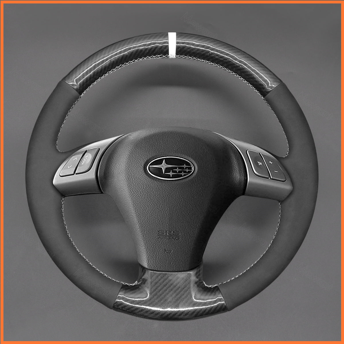 MEWANT Steering Wheel Cover for Subaru B9 Tribeca 2006-2007 Subaru Tribeca 2007-2014
