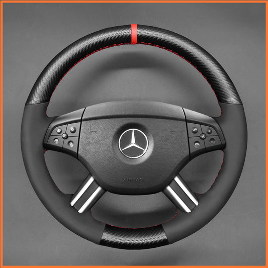 MEWANT Steering Wheel Cover for GL-Class X164 2007-2008 / M-Class 2006-2008