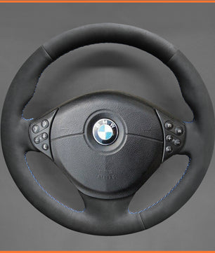 MEWANT Steering Wheel Cover for BMW 3 Series E36 5 Series E39 7 Series E38 Z3 M3 E36 M5 E39