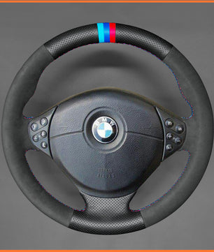 MEWANT steering wheel cover for BMW 3 Series E36/5 1996-2000 / 5 Series E39 7 Series E38 8 Series E31 / Z3 E36/7 1998-2002 / M3 E36 M5 E39 1998-2000