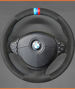MEWANT Steering Wheel Cover for BMW 3 Series E36 5 Series E39 7 Series E38 Z3 M3 E36 M5 E39