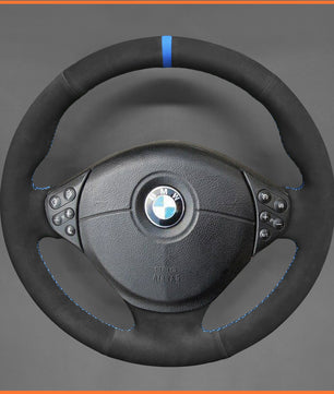 MEWANT steering wheel cover for BMW 3 Series E36/5 1996-2000 / 5 Series E39 7 Series E38 8 Series E31 / Z3 E36/7 1998-2002 / M3 E36 M5 E39 1998-2000