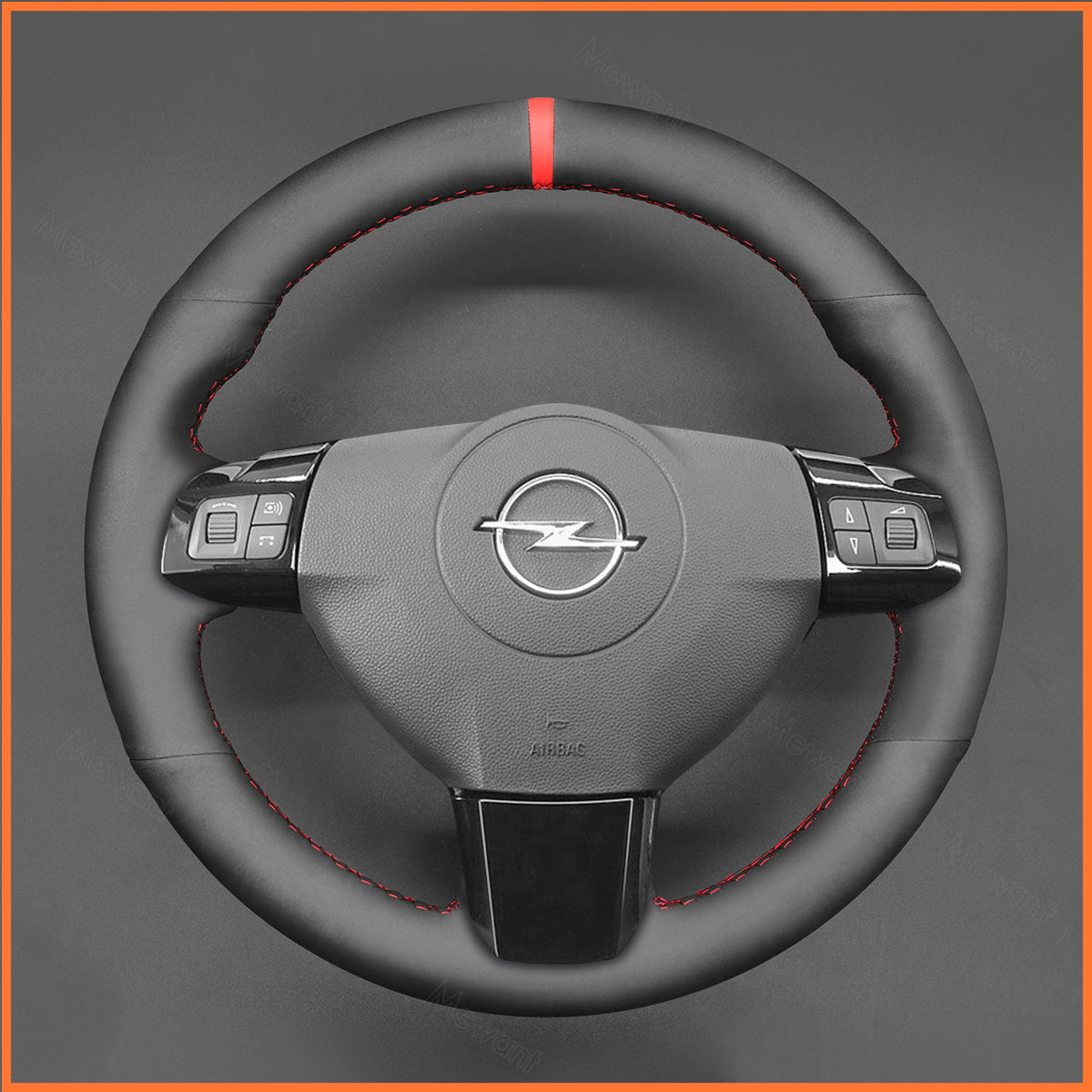 MEWANT Lenkradbezug für Opel Astra (H) 2004-2009 / Signum 2004-2008 / Vectra (C) 2005-2009