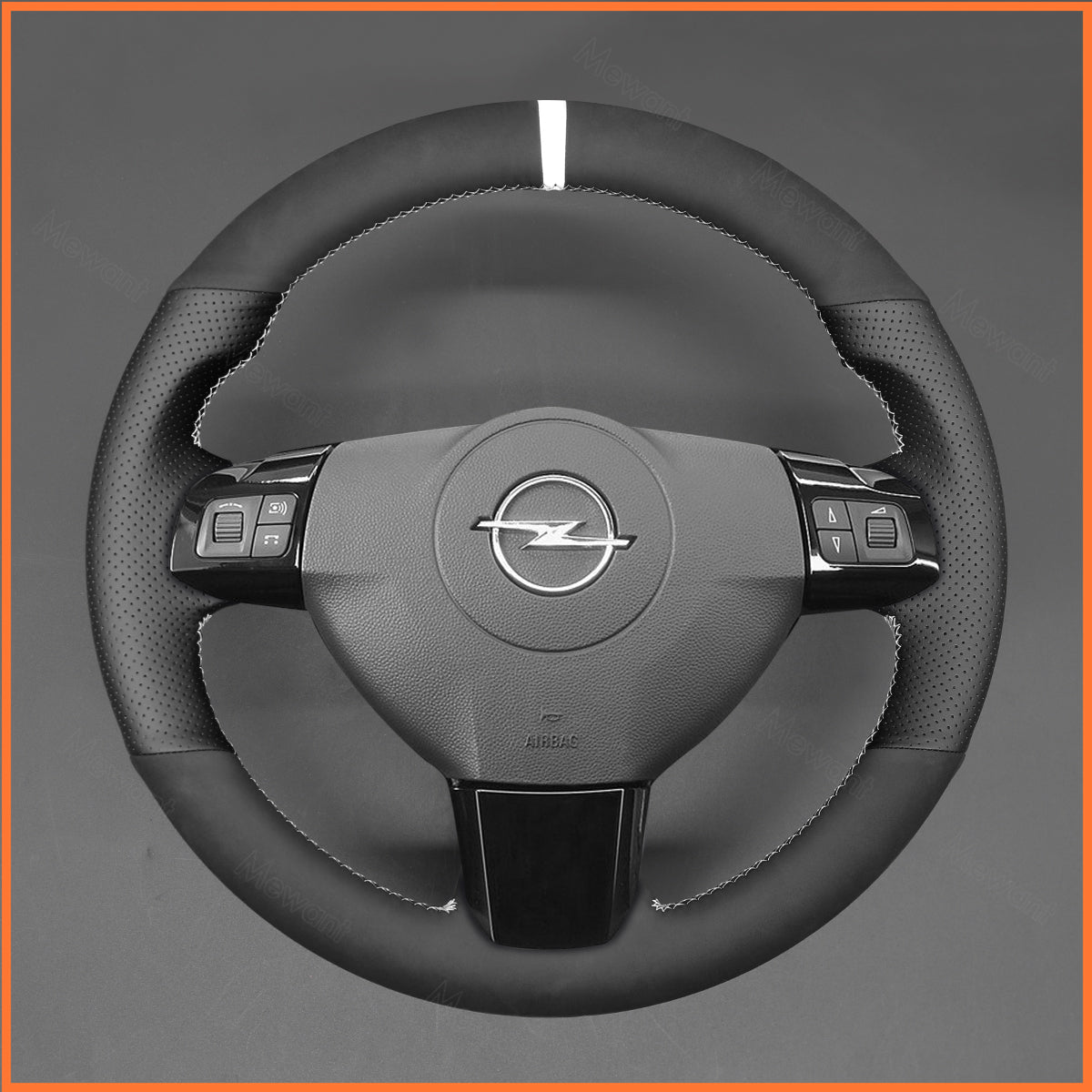 MEWANT Lenkradbezug für Opel Astra (H) 2004-2009 / Signum 2004-2008 / Vectra (C) 2005-2009