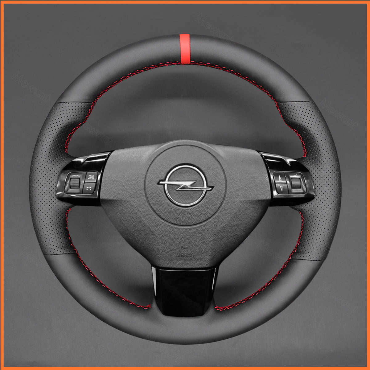 MEWANT Lenkradbezug für Opel Astra (H) 2004-2009 / Signum 2004-2008 / Vectra (C) 2005-2009
