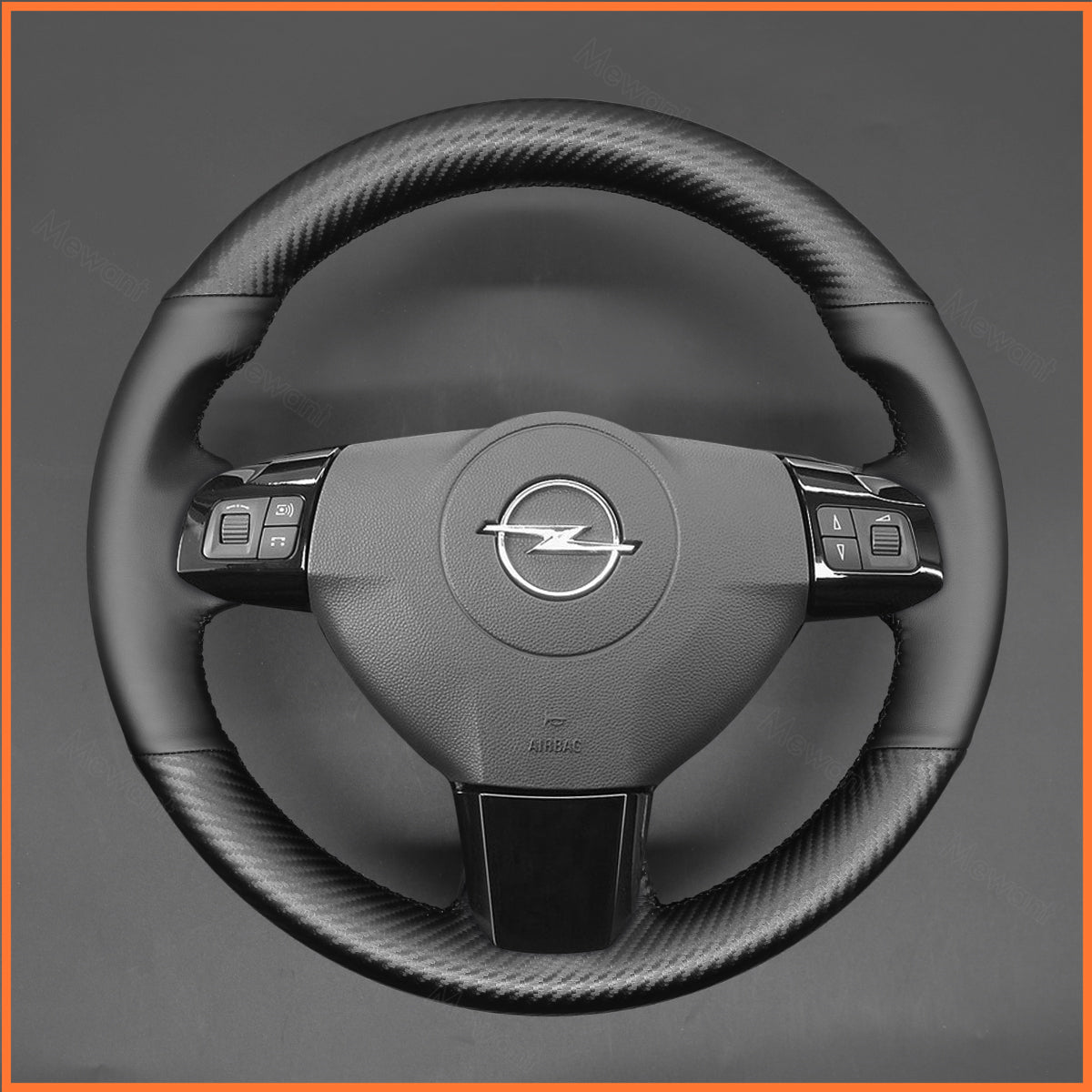 MEWANT Lenkradbezug für Opel Astra (H) 2004-2009 / Signum 2004-2008 / Vectra (C) 2005-2009