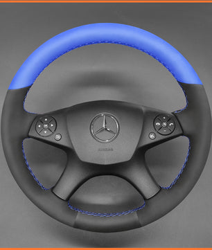 MEWANT Lenkradbezug für Mercedes-Benz W204 C-Class 2007-2010 / Mercedes-Benz C280 C230 C180 C260 C200 C300