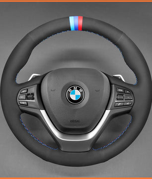 MEWANT steering wheel cover for BMW X3 F25 2010-2017 X4 F26 2014-2018