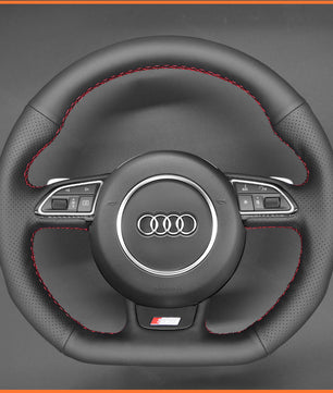 MEWANT Steering Wheel Cover For Audi A5 A7 RS S3 S4 S5 S6 S7 SQ5