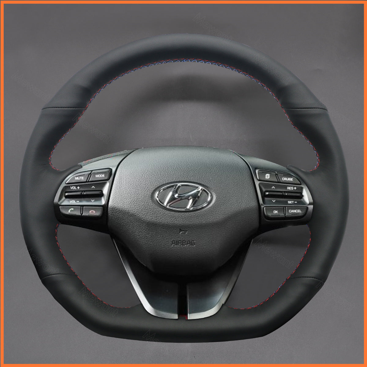 MEWANT steering wheel cover for Hyundai Ioniq 2016-2022
