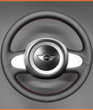 MEWANT Lenkradbezug für  Mini(Hatchback/Mini R56/R57) Clubman Clubvan Convertible Countryman Coupe Paceman Roadster 2012-2017 (3-Spoke)