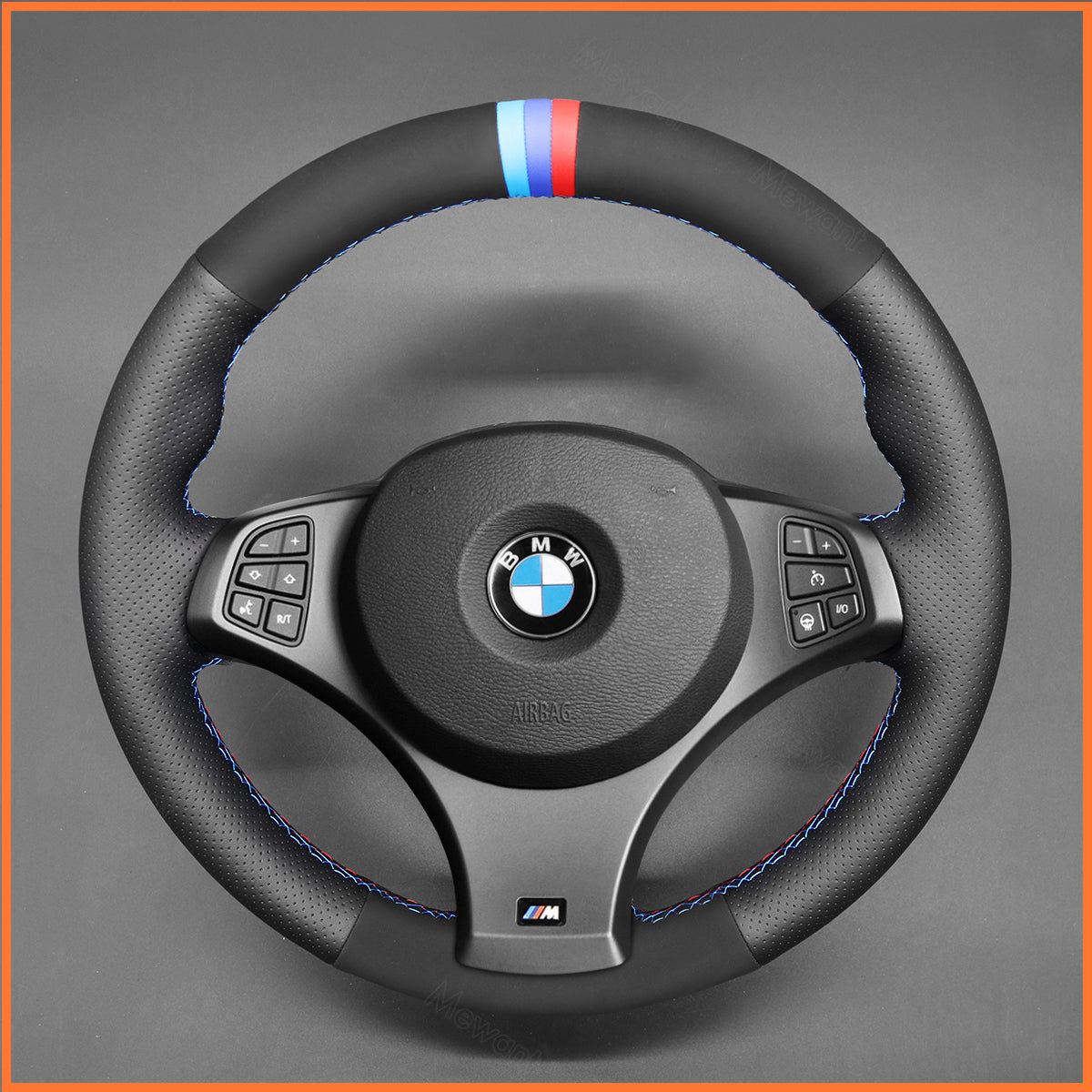 Mewant steering wheel cover for BMW X3 (M Sport) E83 2005-2010