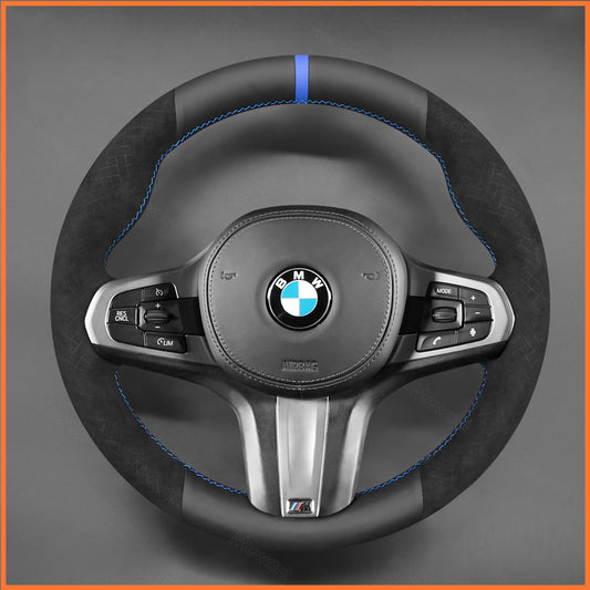MEWANT Lenkradbezug für BMW M Sport F40 F44 G20 G22 G30 G32 G11 G14 i4 G26 X3 G01  iX3 X4 X5 X6