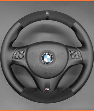 MEWANT steering wheel cover for BMW 1 Series E87 E81 E82 E88 E82 3 Series E90 E91 E92 E93