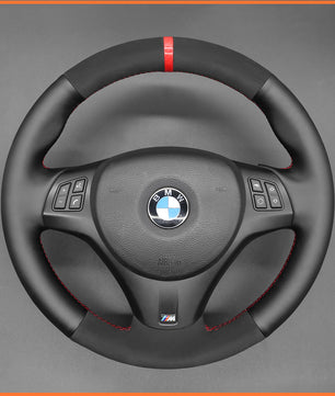 MEWANT steering wheel cover for BMW 1 Series E87 E81 E82 E88 E82 3 Series E90 E91 E92 E93