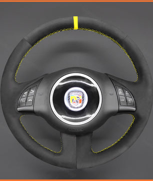 MEWANT steering wheel cover for Fiat 500 2007-2015 Fiat 500e 2014-2018 Fiat 500C 2014-2017