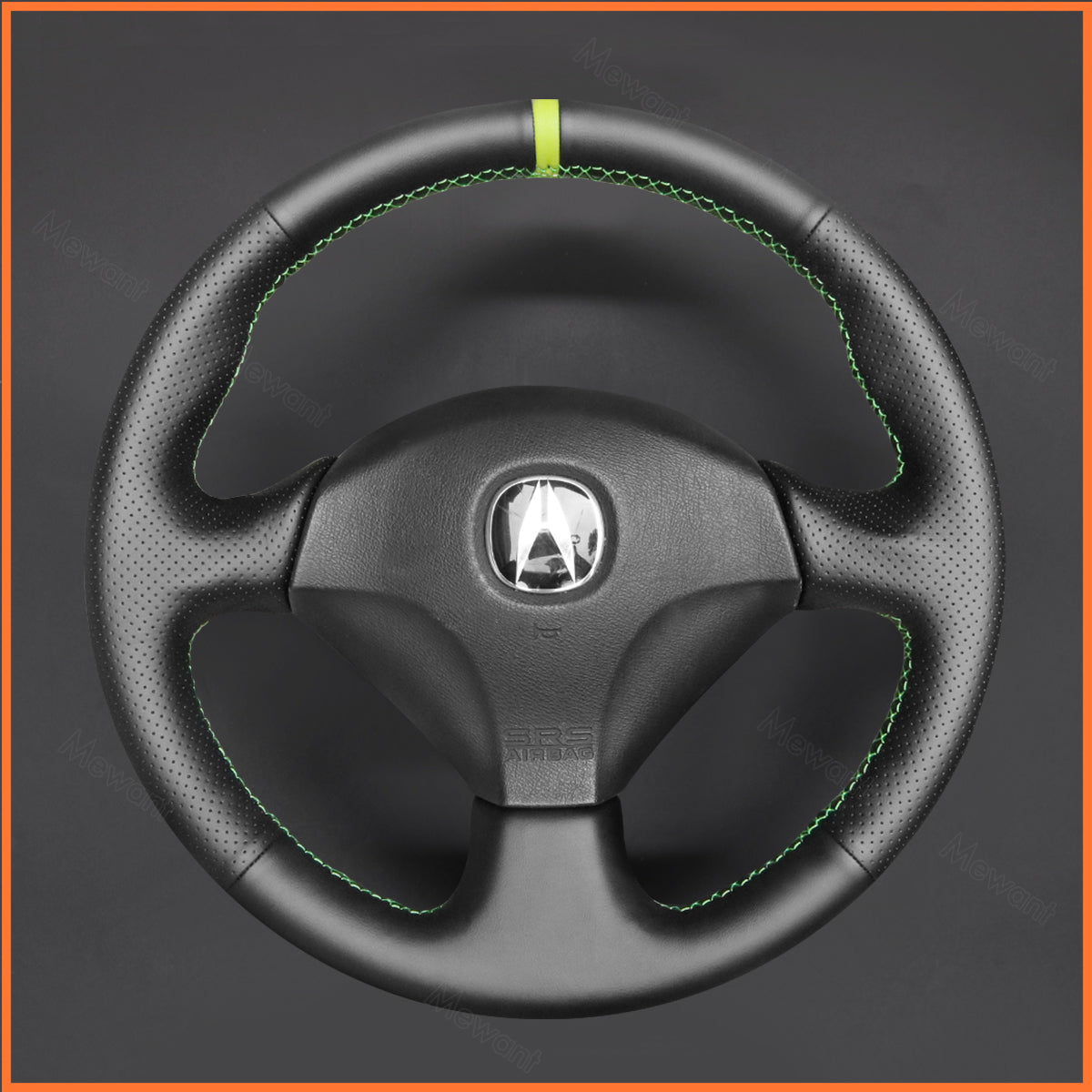 MEWANT Steering Wheel Cover for Honda S2000 1999-2009 / Civic Type R 2001-2006 / Integra 2001-2006
