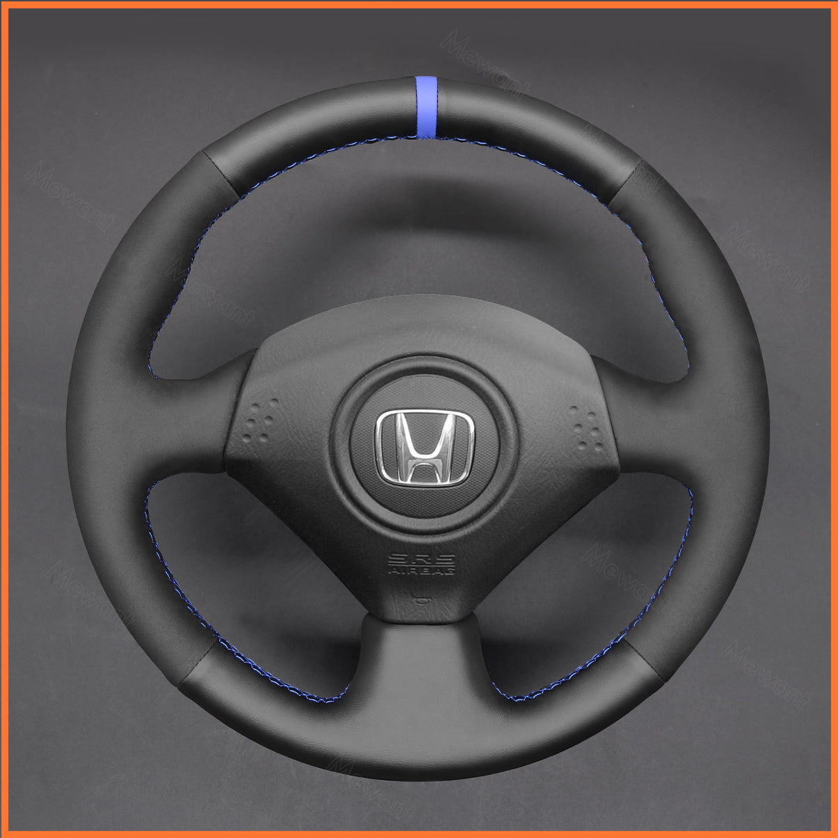 MEWANT Steering Wheel Cover for Honda S2000 1999-2009 / Civic Type R 2001-2006 / Integra 2001-2006