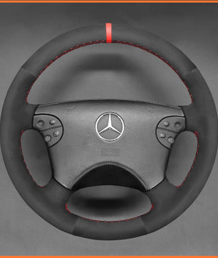 MEWANT steering wheel cover for Benz CLK-Class W208 C208 E-Class W210 G-Class W463