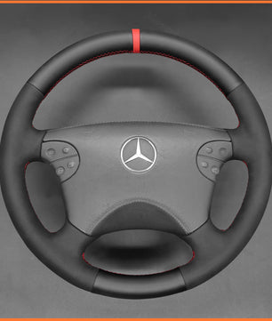 MEWANT steering wheel cover for Benz CLK-Class W208 C208 E-Class W210 G-Class W463