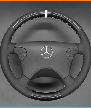 MEWANT steering wheel cover for Benz CLK-Class W208 C208 E-Class W210 G-Class W463