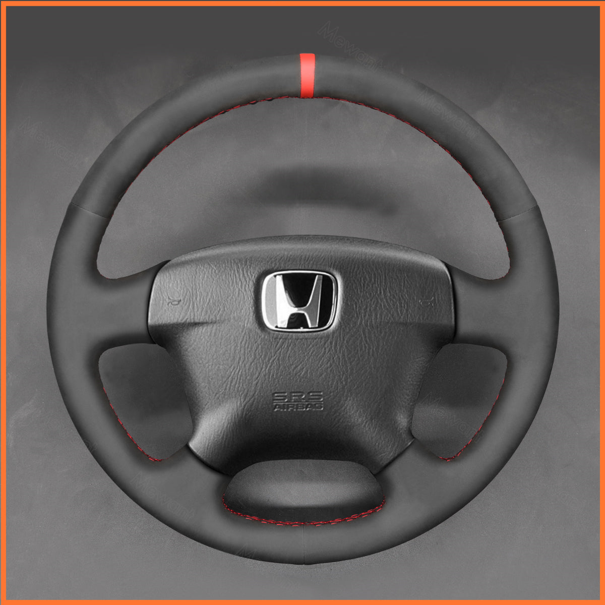 MEWANT Steering Wheel Cover for Honda Civic 2001-2003 / Odyssey 2002-2004 / Stream 2000-2004