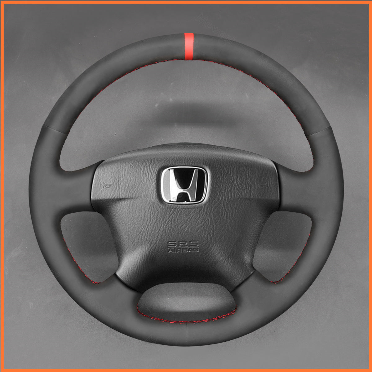 MEWANT Steering Wheel Cover for Honda Civic 2001-2003 / Odyssey 2002-2004 / Stream 2000-2004