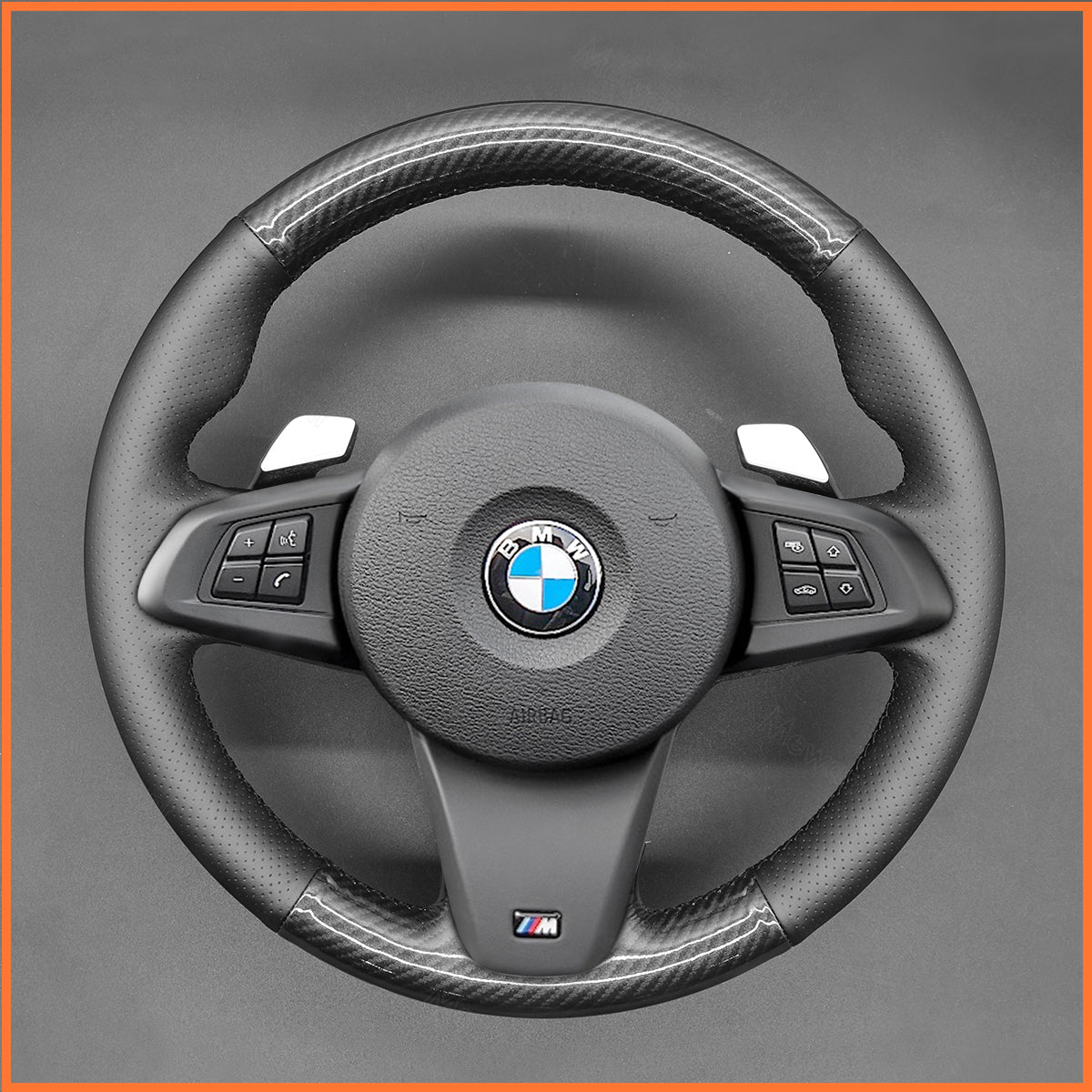 MEWANT steering wheel cover for BMW Z4 E89 2009-2016