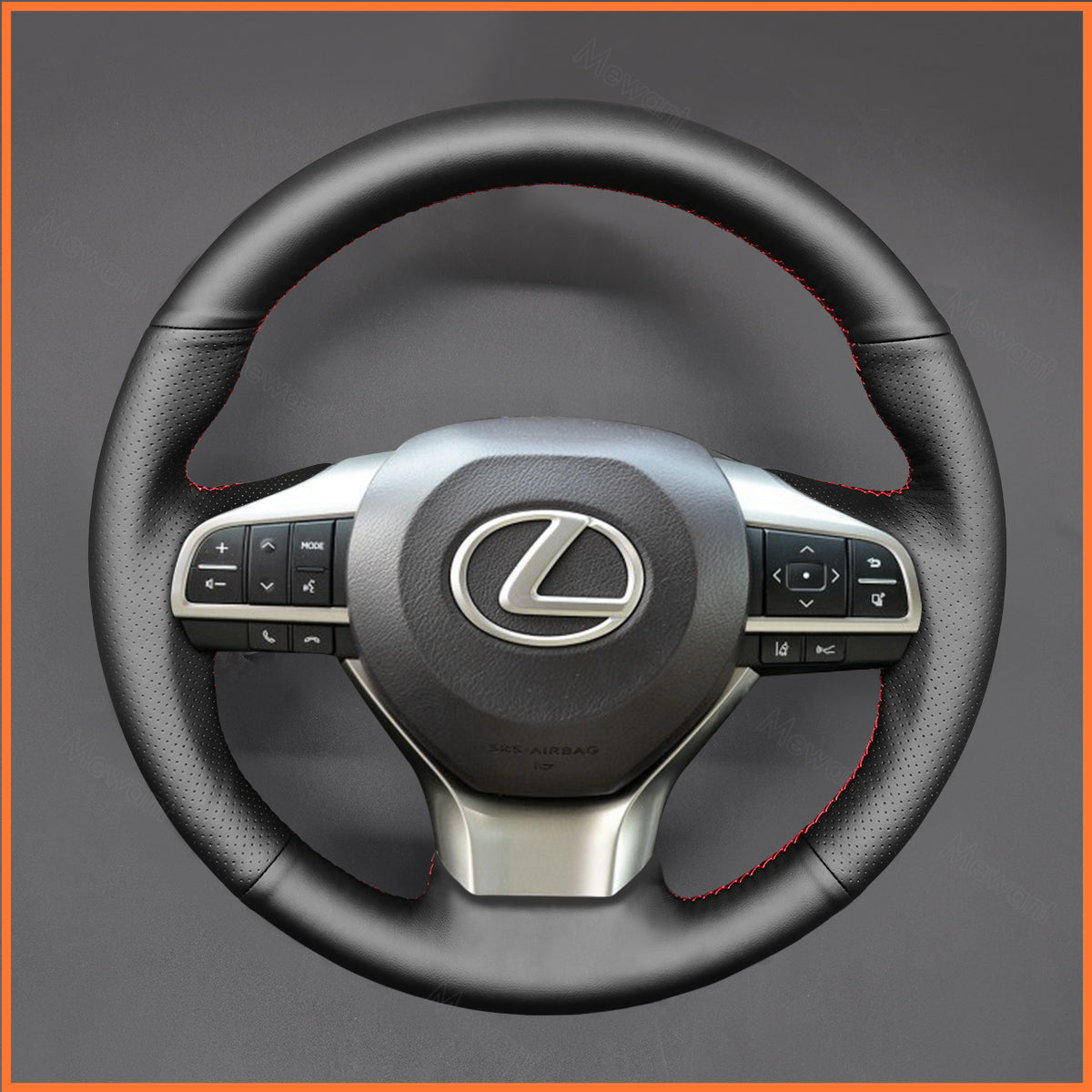 MEWANT Steering Wheel Cover for Lexus ES300h ES350 GX460 RX350 RX450h LX570 GS 200t/350/450h/F