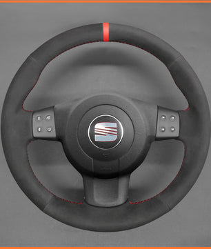 MEWANT Lenkradbezug für Seat Leon (MK2 1P) 2005-2009 / Ibiza (6L) 2005-2009 / Altea 2004-2009 / Altea XL 2007-2009 / Toledo 2004-2008