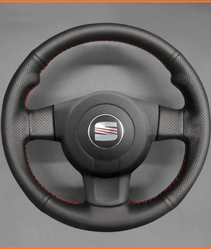 MEWANT Lenkradbezug für Seat Leon FR|Cupra (MK2 1P) 2005-2009 / Ibiza FR (6L) 2005-2009