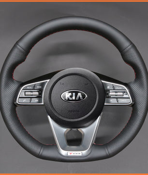 MEWANT steering wheel cover for Kia Ceed Cee'd 3 (GT/GT-Line) 2018-2022 / Proceed Pro Ceed (GT/GT-Line) 2018-2022 / Optima 5 (GT-Line) 2018-2021