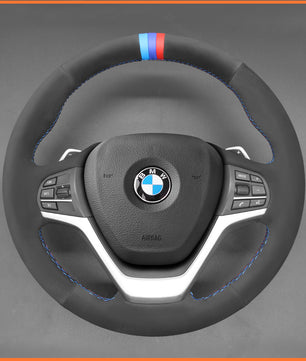 MEWANT steering wheel cover for BMW X5 F15 2013-2018 / X6 F16 2015-2019