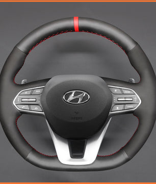 MEWANT steering wheel cover for Hyundai Santa Fe 2018-2020