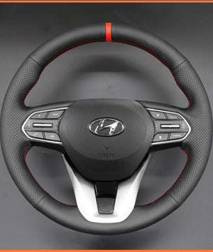 MEWANT steering wheel cover for Hyundai Santa Fe 2018-2020