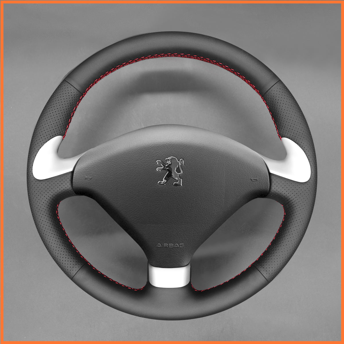 MEWANT Lenkradbezug für Peugeot 307 CC 2004-2008 / 307 (Sport) 2006-2007