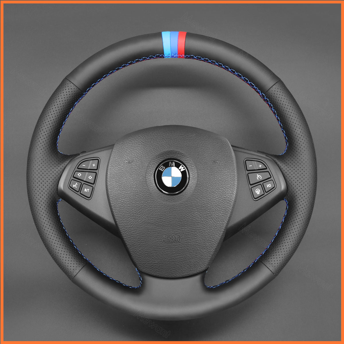 MEWANT steering wheel cover for BMW X3 E83 2005-2010